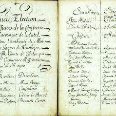 Liste de confrres et soeurs (E 1516)