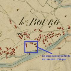Localisation du chteau de Lucenay-L'Evque