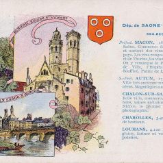 Cartes postales de Saône-et-Loire (6Fi 8159)