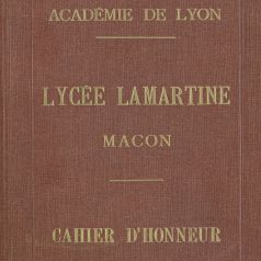 4Tp520, Cahier d'honneur du Lyce Lamartine