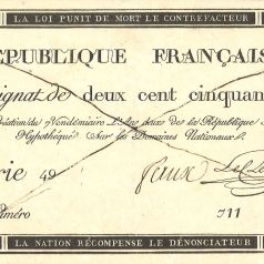 Faux assignat du fonds d'archives de l'hpital de Cuiseaux (H DEP Cuiseaux 4972)