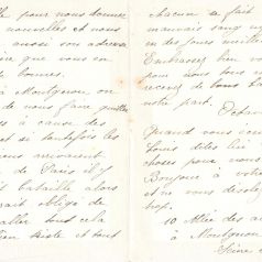 Lettre d’Octavie à Francine, 1er août 1914, page 3/3. Collection Rochette