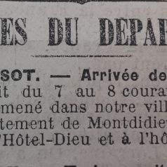 Le Progrs de Sane-et-Loire, 11 avril 1918. ADSL, PR 97/82 