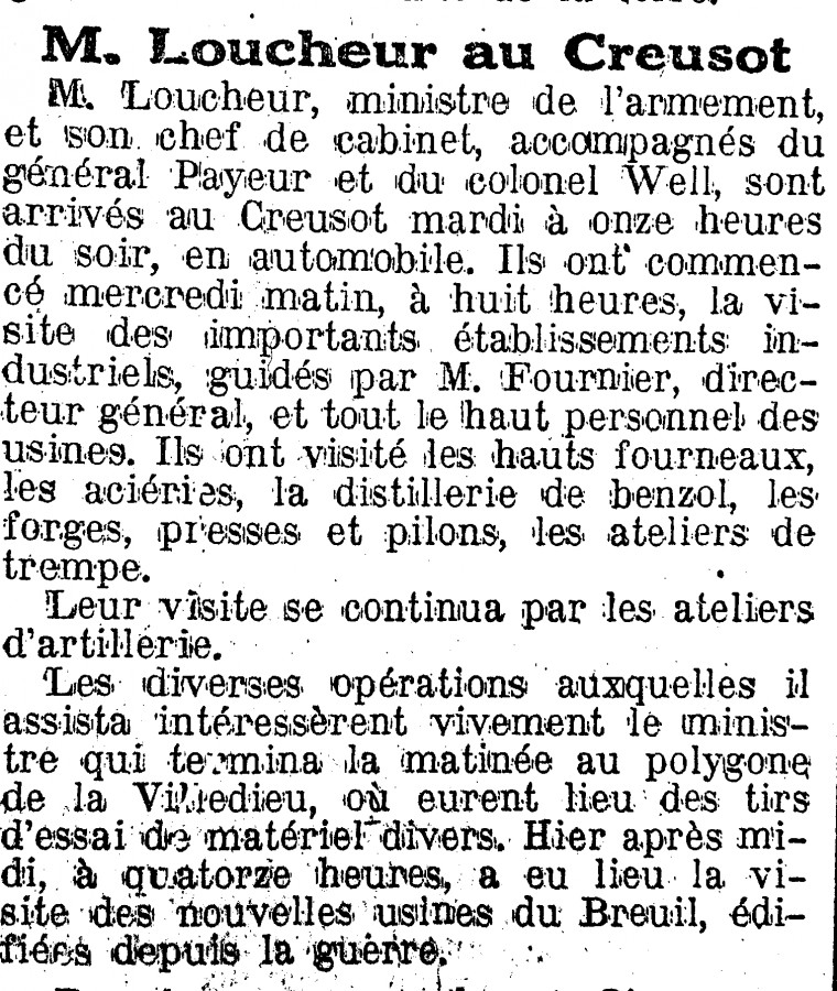 Le Progrès de Saône-et-Loire, 10 mai 1918. ADSL, PR 97/82