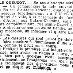 Le Progrès de Saône-et-Loire, 16 février 1918. ADSL, PR 97/82