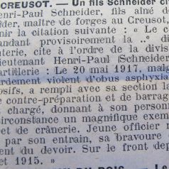 Le Progrès de Saône-et-Loire, 24 juin 1917. ADSL PR 97/80
