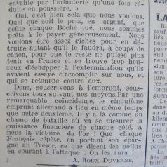Le Progrès de Saône-et-Loire, 8 octobre 1916. ADSL PR 97/79