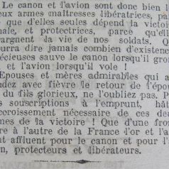 Le Progrs de Sane-et-Loire, 25 octobre 1916. ADSL PR 97/79