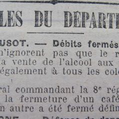 Le Progrès de Saône-et-Loire, 14 avril 1917. ADSL, PR 97/80