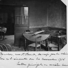 La mise à sac du Café Bouchot le 23 novembre 1916. Collection AFB
