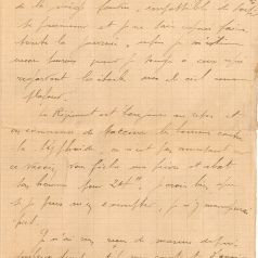 Lettre de Jean Jusot à son épouse Jeanne, 21 janvier 1917, page 3/4. CUCM, dépôt Famille Jusot