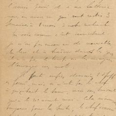 Lettre de Jean Jusot à son épouse Jeanne, 15 septembre 1918, page 3/4. CUCM, dépôt Famille Jusot