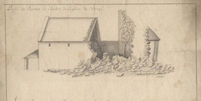 Une histoire de clocher (ruines du clocher de Verz, G 422)