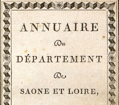 Annuaires de Saône-et-Loire