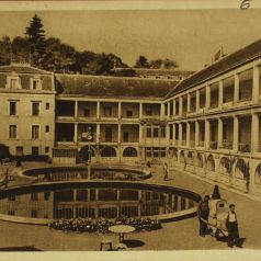 Carte postale des thermes de Bourbon-Lancy (6 Fi 447, 20me sicle)