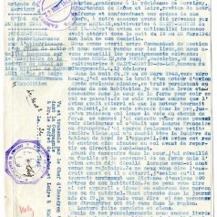 Rapport de gendarmerie du 20 mars 1943
