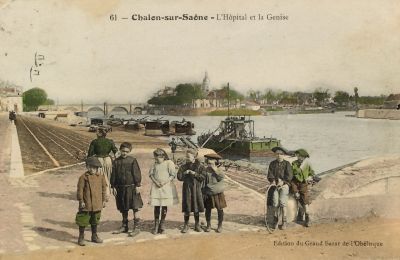 Entre Sane et Rhne (Chalon-sur-Sane, l'hpital et la Genise, 20 Fi 613)