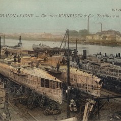 Chalon-sur-Sane. Chantiers Schneider, torpilleurs  (20 Fi 1821)
