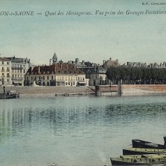 Chalon-sur-Sane, quai des messageries (20 Fi 754)